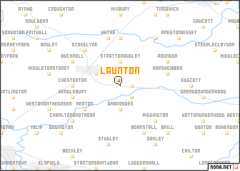 map of Launton
