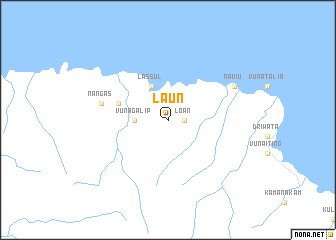 map of Laun