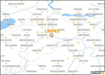 map of Laupen