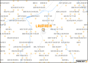 map of Laupheim