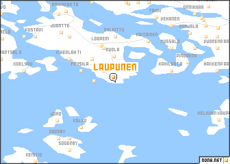 map of Laupunen