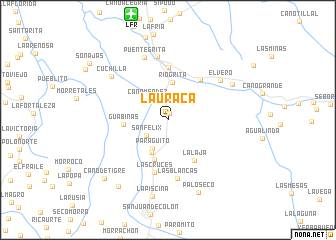 map of La Uracá