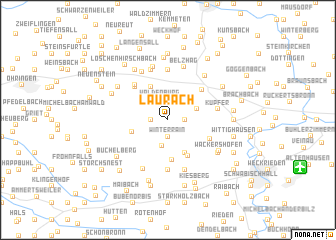 map of Laurach