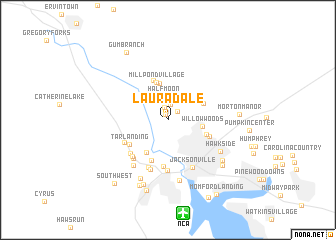 map of Lauradale