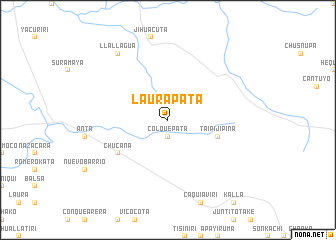 map of Laurapata