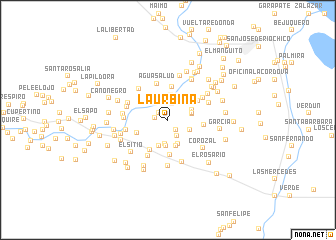 map of La Urbina