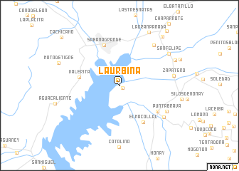 map of La Urbina