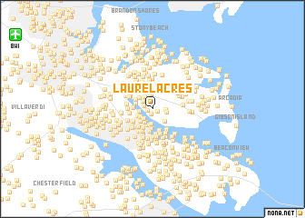 map of Laurel Acres