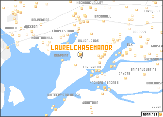 map of Laurel Chase Manor