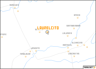 map of Laurelcito
