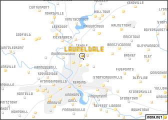 map of Laureldale