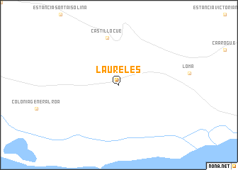 map of Laureles