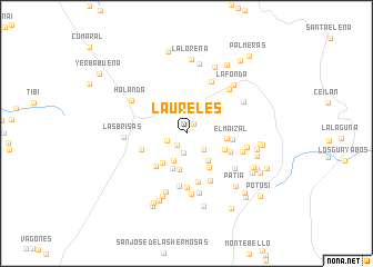 map of Laureles