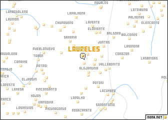 map of Laureles