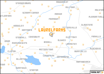 map of Laurel Farms