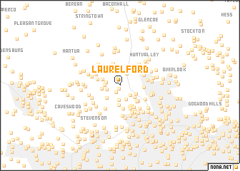 map of Laurelford