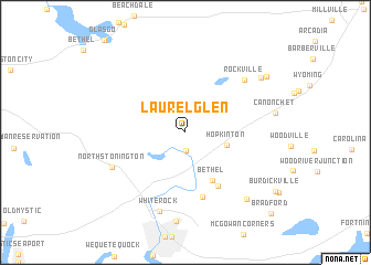 map of Laurel Glen