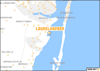 map of Laurel Harbor