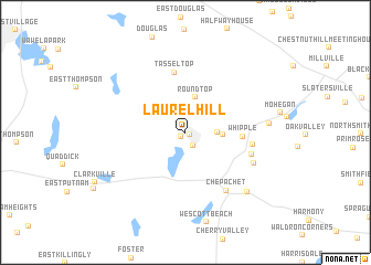 map of Laurel Hill