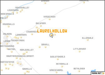 map of Laurel Hollow