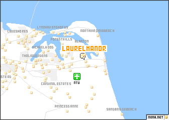 map of Laurel Manor