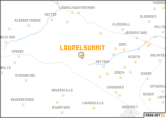 map of Laurel Summit