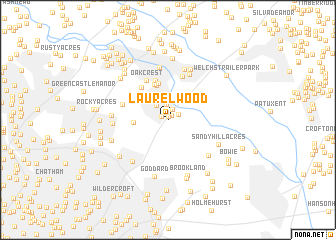 map of Laurel Wood