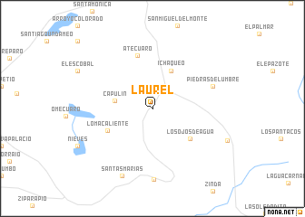 map of Laurel