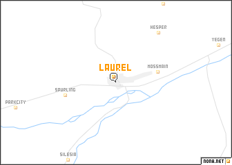 map of Laurel