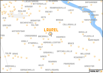 map of Laurel