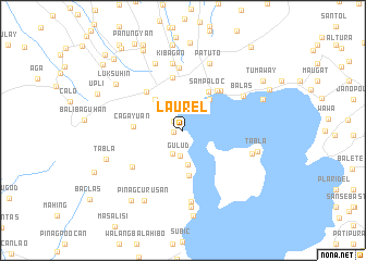 map of Laurel