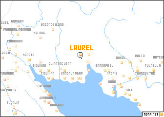 map of Laurel