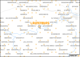 map of Laurenburg