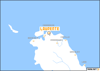 map of Laurente