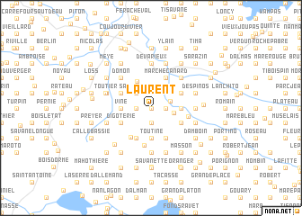 map of Laurent