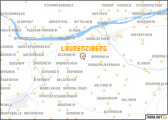 map of Laurenziberg