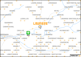 map of Laurière