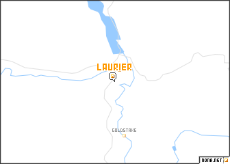 map of Laurier