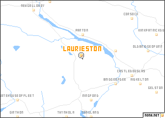 map of Laurieston