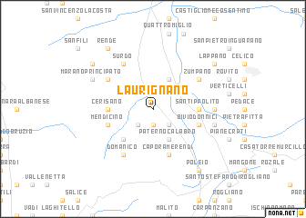 map of Laurignano