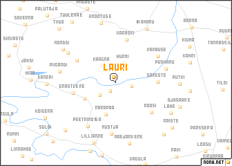 map of Lauri