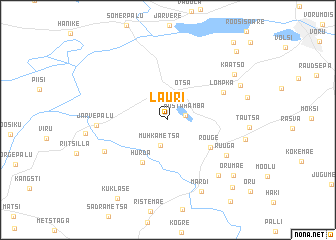 map of Lauri