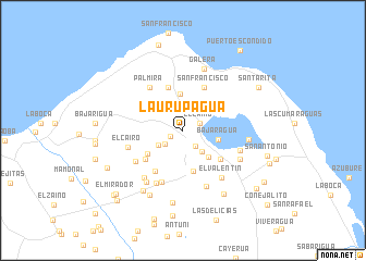 map of La Urupagua