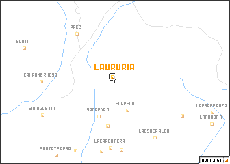 map of La Ururia