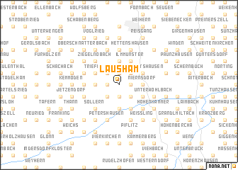 map of Lausham