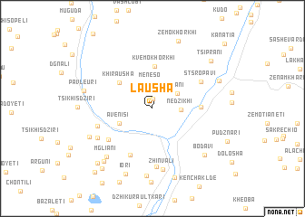 map of Lausha