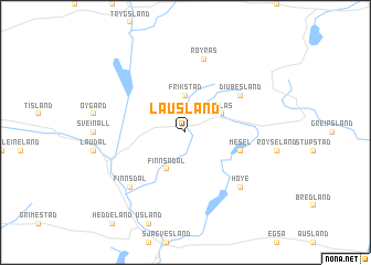 map of Lausland