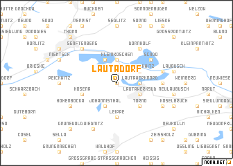 map of Lauta Dorf