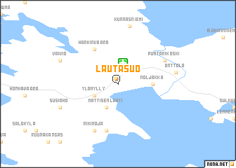 map of Lautasuo