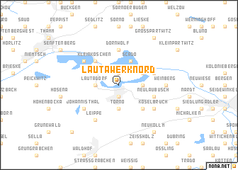 map of Lautawerk Nord